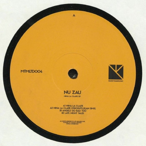 ( MTMLTD 004 ) NU ZAU - Nina La Clape EP (12" 2021 limited repress! ) MTM Holland